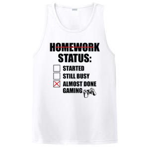 Funny Homework Status Still Busy Gaming Gamer Meme PosiCharge Competitor Tank