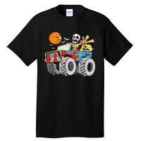 Funny Halloween Skeleton Monster Truck Tall T-Shirt