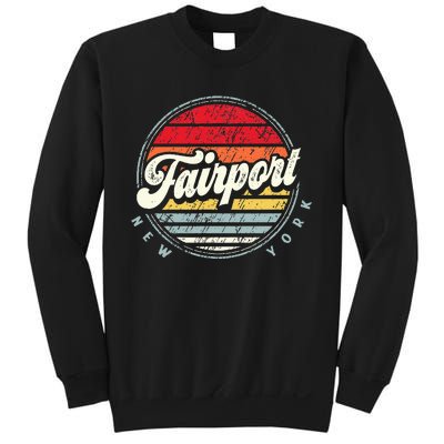 Fairport Home State Cool 70s Style Sunset Sweatshirt