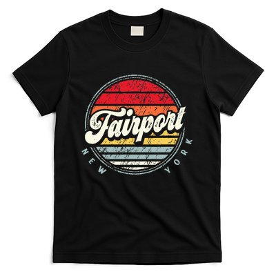 Fairport Home State Cool 70s Style Sunset T-Shirt