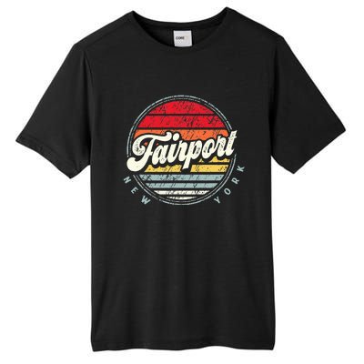 Fairport Home State Cool 70s Style Sunset Tall Fusion ChromaSoft Performance T-Shirt