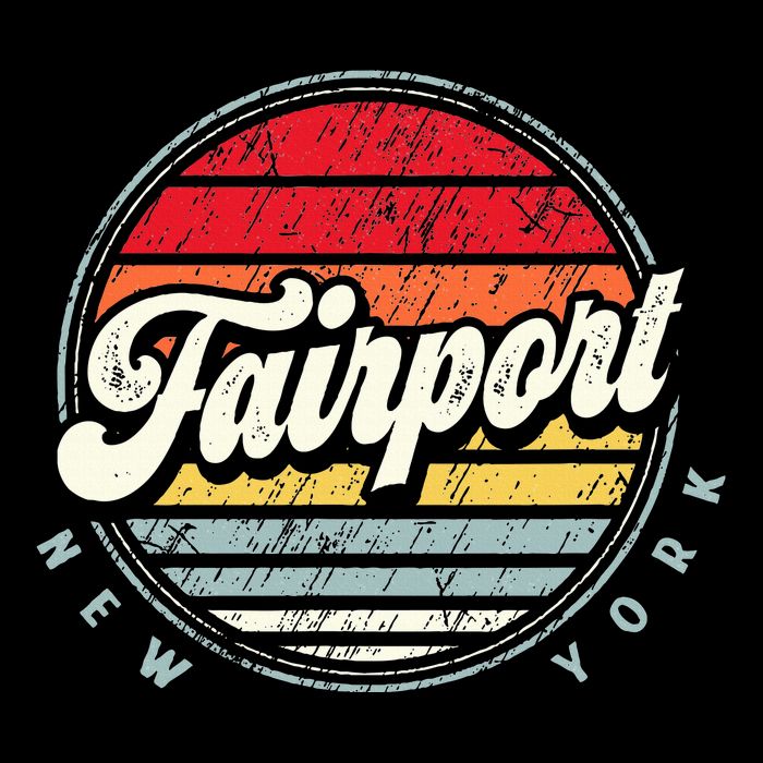 Fairport Home State Cool 70s Style Sunset 16 in Basic Backpack