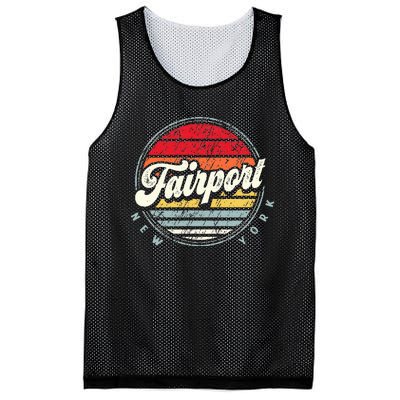 Fairport Home State Cool 70s Style Sunset Mesh Reversible Basketball Jersey Tank