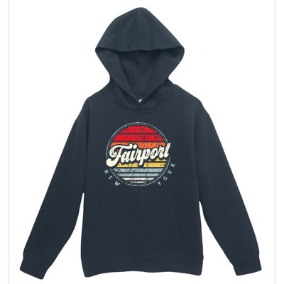 Fairport Home State Cool 70s Style Sunset Urban Pullover Hoodie