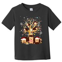 Funny Hedgehogs Santa Hat Christmas Tree Ornament Decor Gift Toddler T-Shirt