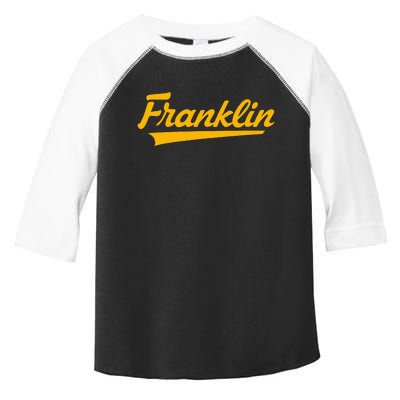 Franklin High School Vintage Swoosh Toddler Fine Jersey T-Shirt