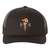 Funny Halloween Skeleton Hipster Bowtie Tuxedo Tux Yupoong Adult 5-Panel Trucker Hat