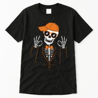 Funny Halloween Skeleton Hipster Bowtie Tuxedo Tux Tall T-Shirt