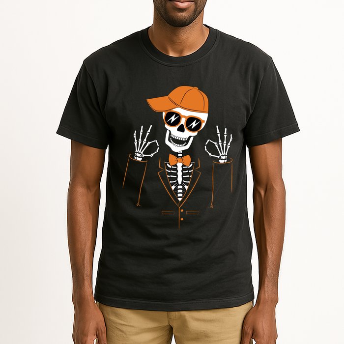 Funny Halloween Skeleton Hipster Bowtie Tuxedo Tux Tall T-Shirt