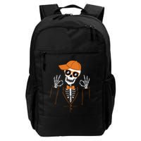 Funny Halloween Skeleton Hipster Bowtie Tuxedo Tux Backpack