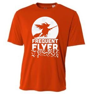 Funny Halloween Shirts, Perfect Halloween Frequent Flyer Witch Cooling Performance Crew T-Shirt