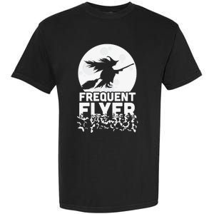 Funny Halloween Shirts, Perfect Halloween Frequent Flyer Witch Garment-Dyed Heavyweight T-Shirt