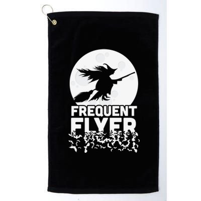 Funny Halloween Shirts, Perfect Halloween Frequent Flyer Witch Platinum Collection Golf Towel