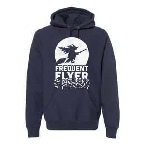 Funny Halloween Shirts, Perfect Halloween Frequent Flyer Witch Premium Hoodie