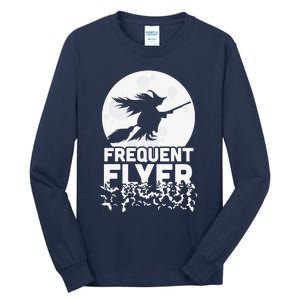 Funny Halloween Shirts, Perfect Halloween Frequent Flyer Witch Tall Long Sleeve T-Shirt