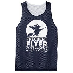 Funny Halloween Shirts, Perfect Halloween Frequent Flyer Witch Mesh Reversible Basketball Jersey Tank