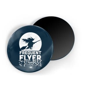 Funny Halloween Shirts, Perfect Halloween Frequent Flyer Witch Magnet