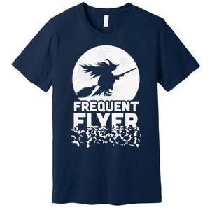 Funny Halloween Shirts, Perfect Halloween Frequent Flyer Witch Premium T-Shirt