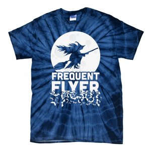 Funny Halloween Shirts, Perfect Halloween Frequent Flyer Witch Tie-Dye T-Shirt