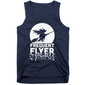 Funny Halloween Shirts, Perfect Halloween Frequent Flyer Witch Tank Top