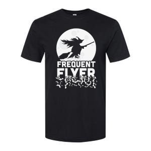 Funny Halloween Shirts, Perfect Halloween Frequent Flyer Witch Softstyle CVC T-Shirt