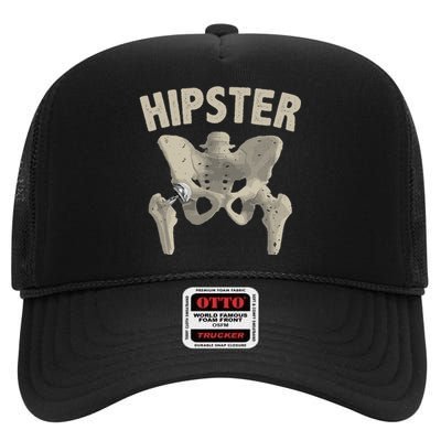 Funny Hip Surgery Gift  Hip Replacement Recovery High Crown Mesh Back Trucker Hat