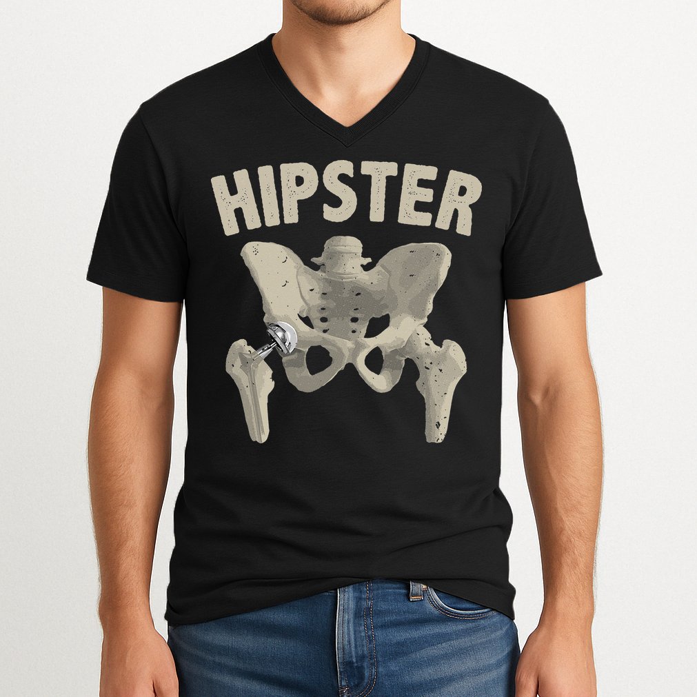 Funny Hip Surgery Gift  Hip Replacement Recovery V-Neck T-Shirt