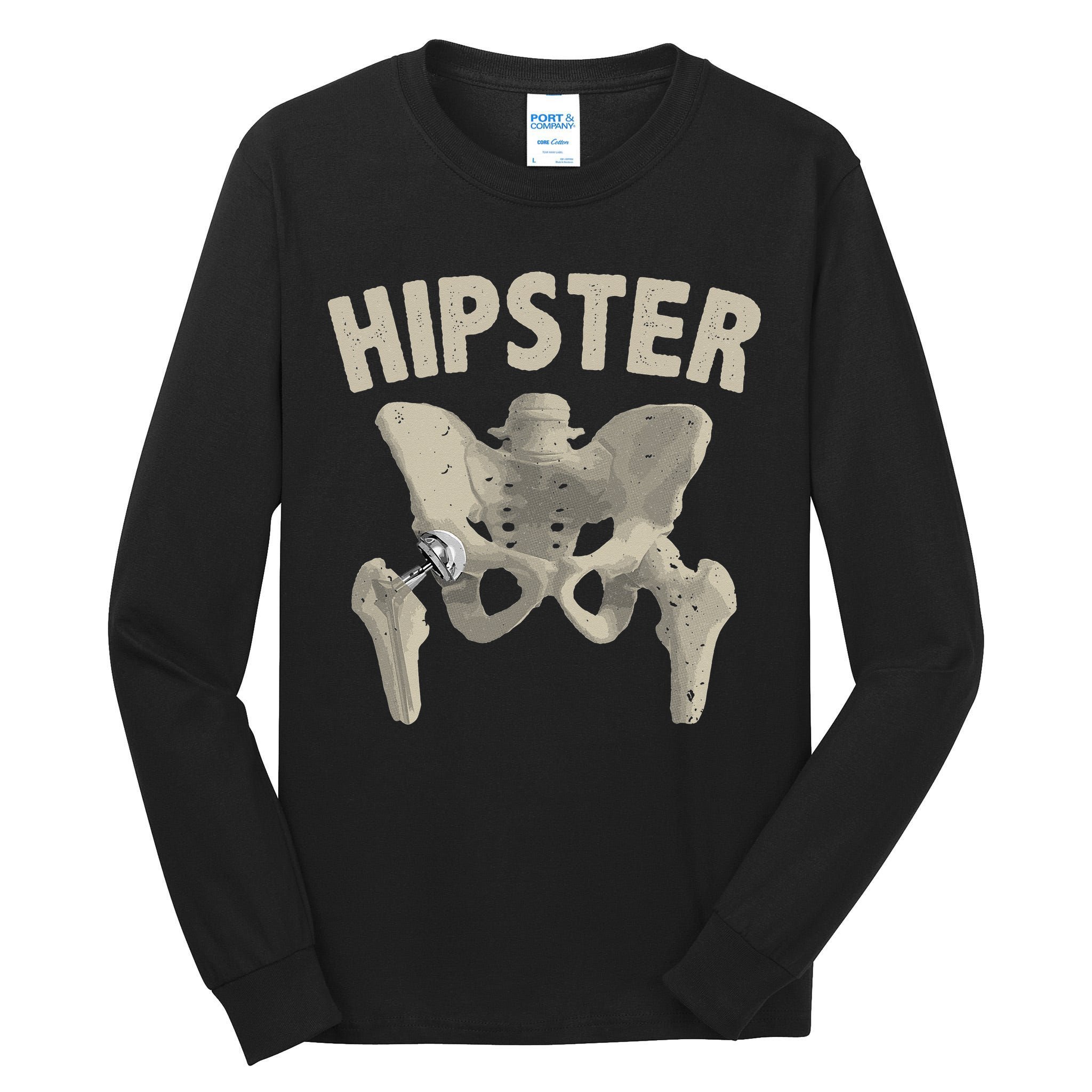 Funny Hip Surgery Gift  Hip Replacement Recovery Tall Long Sleeve T-Shirt