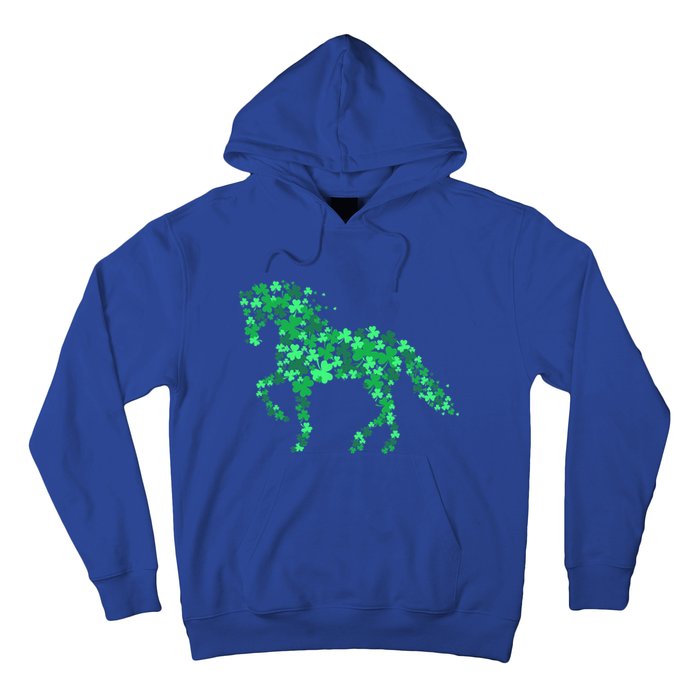 Funny Horse Shamrock Horseback Riding Equestrian Patrick Day Meaningful Gift Hoodie