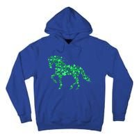 Funny Horse Shamrock Horseback Riding Equestrian Patrick Day Meaningful Gift Tall Hoodie