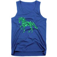 Funny Horse Shamrock Horseback Riding Equestrian Patrick Day Meaningful Gift Tank Top