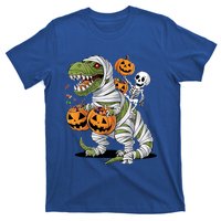 Funny Halloween Skeleton Dinosaur Mummy Trex Hallowen Meaningful Gift T-Shirt