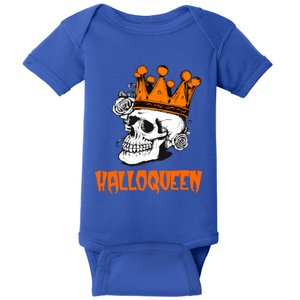 Fun Halloqueen Skull Queen Crown Happy Halloween Gift Baby Bodysuit