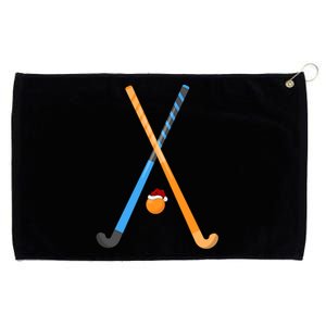 Field Hockey Sports Lover Xmas Santa Field Hockey Christmas Great Gift Grommeted Golf Towel