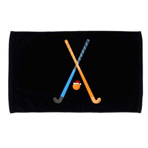 Field Hockey Sports Lover Xmas Santa Field Hockey Christmas Great Gift Microfiber Hand Towel