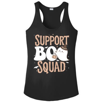 Funny Halloween School Support Boo Squad Costume Teacher Cute Gift Ladies PosiCharge Competitor Racerback Tank