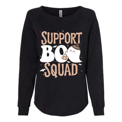 Funny Halloween School Support Boo Squad Costume Teacher Cute Gift Womens California Wash Sweatshirt