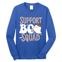 Funny Halloween School Support Boo Squad Costume Teacher Cute Gift Long Sleeve Shirt