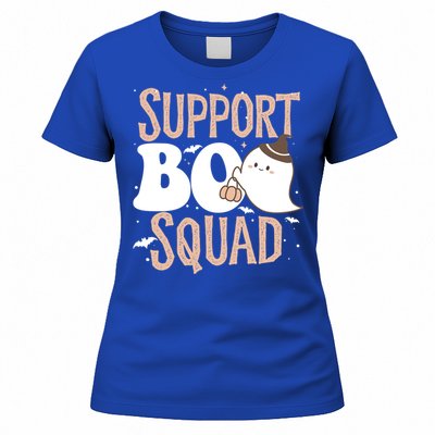 Funny Halloween School Support Boo Squad Costume Teacher Cute Gift Women's T-Shirt