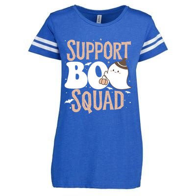 Funny Halloween School Support Boo Squad Costume Teacher Cute Gift Enza Ladies Jersey Football T-Shirt