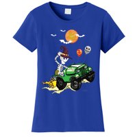 Funny Halloween Skeleton MonsterTruck Meaningful Gift Women's T-Shirt