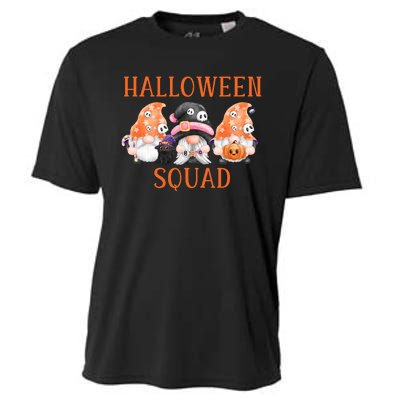 Funny Halloween Squad Funny Halloween Gnomes Gnomes Halloween Spooky Season Cooling Performance Crew T-Shirt