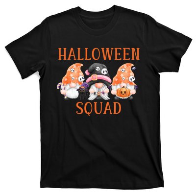 Funny Halloween Squad Funny Halloween Gnomes Gnomes Halloween Spooky Season T-Shirt