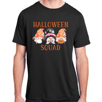 Funny Halloween Squad Funny Halloween Gnomes Gnomes Halloween Spooky Season Adult ChromaSoft Performance T-Shirt