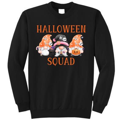 Funny Halloween Squad Funny Halloween Gnomes Gnomes Halloween Spooky Season Tall Sweatshirt