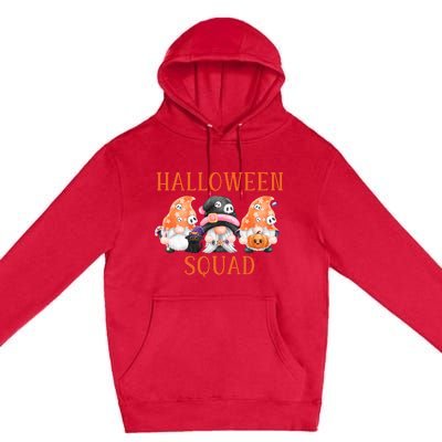 Funny Halloween Squad Funny Halloween Gnomes Gnomes Halloween Spooky Season Premium Pullover Hoodie