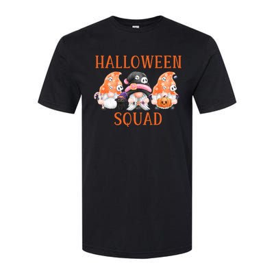 Funny Halloween Squad Funny Halloween Gnomes Gnomes Halloween Spooky Season Softstyle CVC T-Shirt