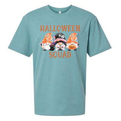 Funny Halloween Squad Funny Halloween Gnomes Gnomes Halloween Spooky Season Sueded Cloud Jersey T-Shirt