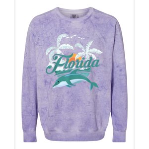 Floridian Home State Summer Florida Proud To Be Floridian Colorblast Crewneck Sweatshirt