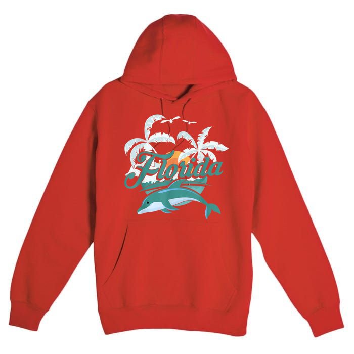 Floridian Home State Summer Florida Proud To Be Floridian Premium Pullover Hoodie